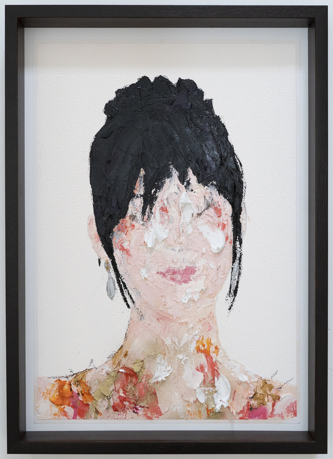 mirror series UNTITLED Portrait (Large size) Tomoya Nakano Dipinto originale in vendita