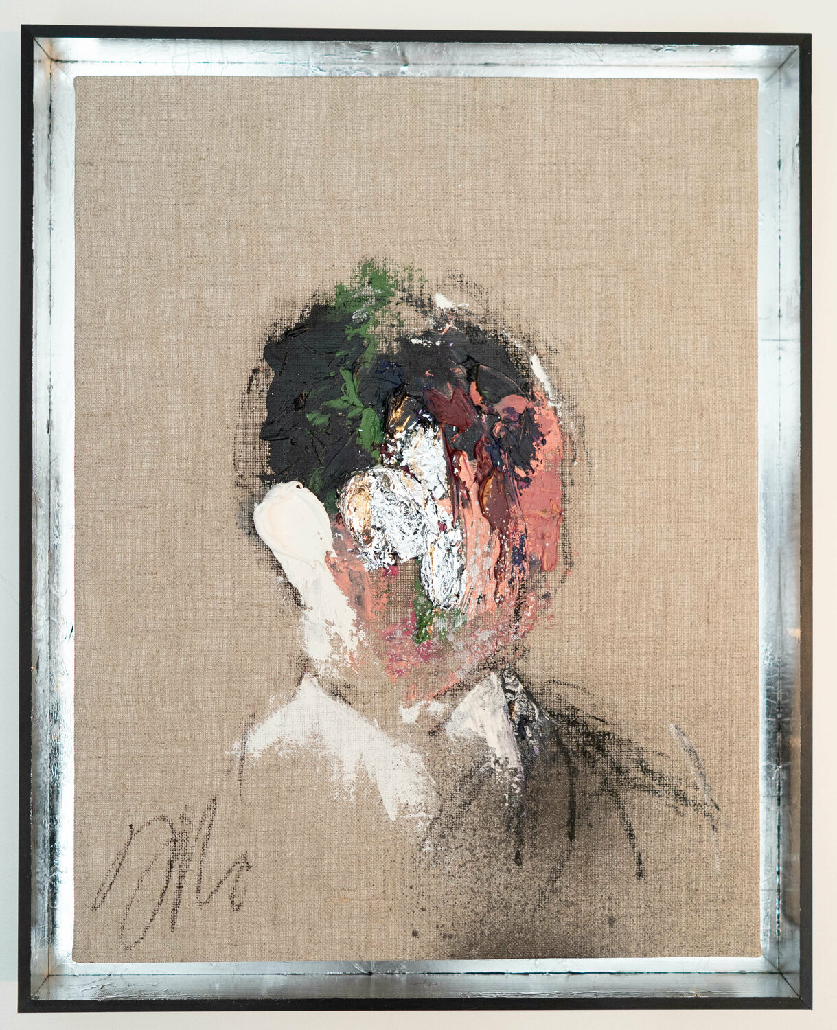 Antique Silver Portrait work Tomoya Nakano