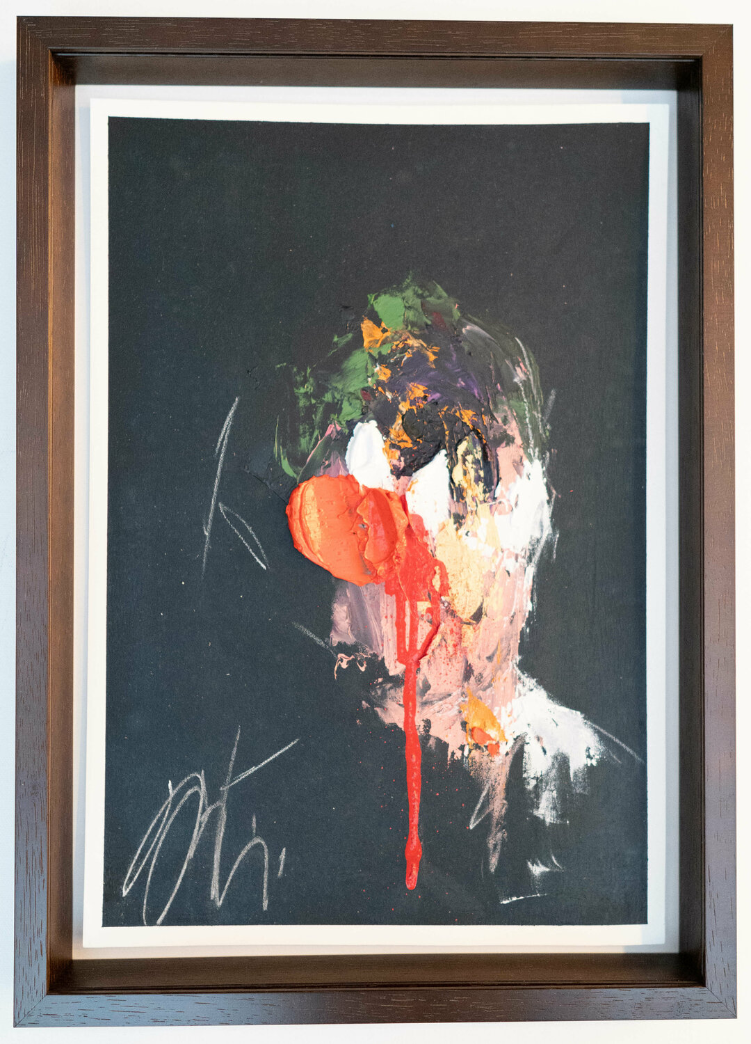 mirror series Red Portrait work Tomoya Nakano