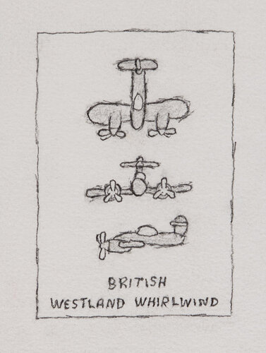 British Westland Whirlwind by William Anthony, 紙の作品 for Sale on Singulart