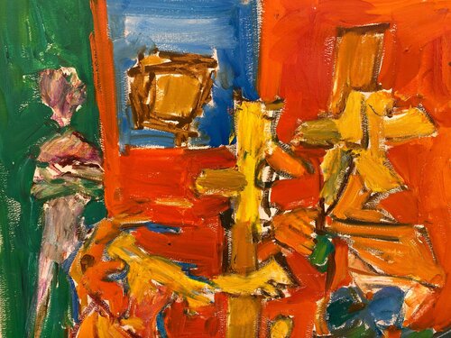 Figure von Pinchas Litvinovsky, Malerei kaufen auf Singulart