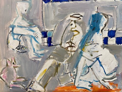 Friends II van Pinchas Litvinovsky, Schilderij te koop op Singulart