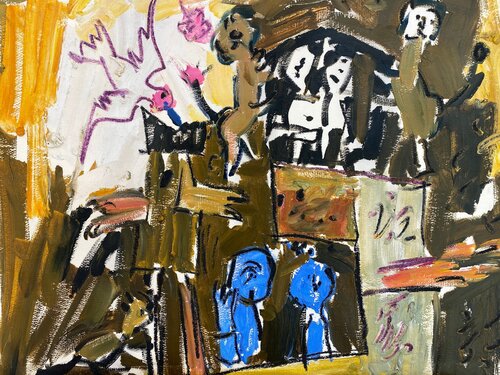 Abstract III van Pinchas Litvinovsky, Schilderij te koop op Singulart