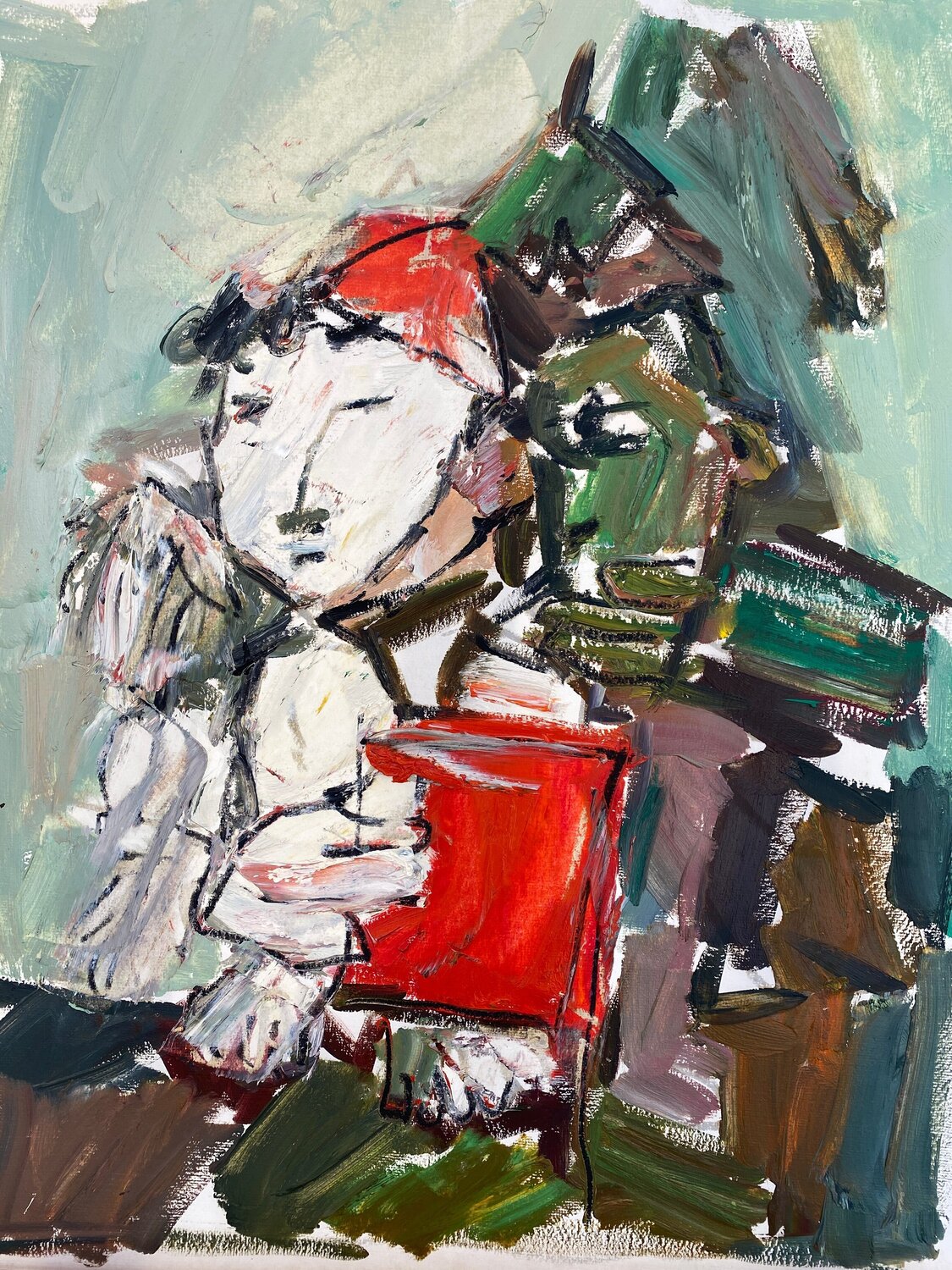 Sitting Boy Pinchas Litvinovsky