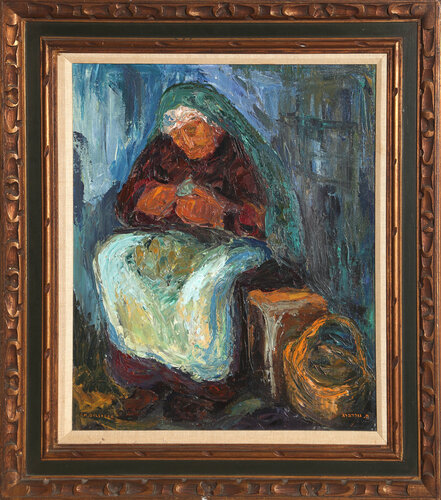 Mother van Chaim Goldberg, Schilderij te koop op Singulart