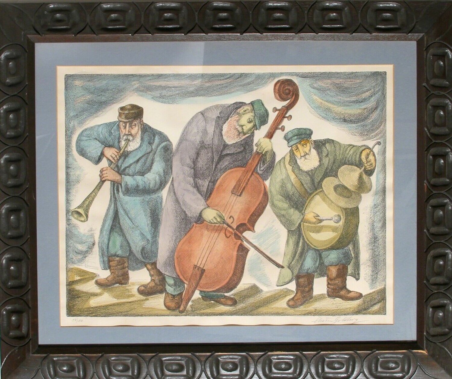 Trio - II Chaim Goldberg Stampa in vendita