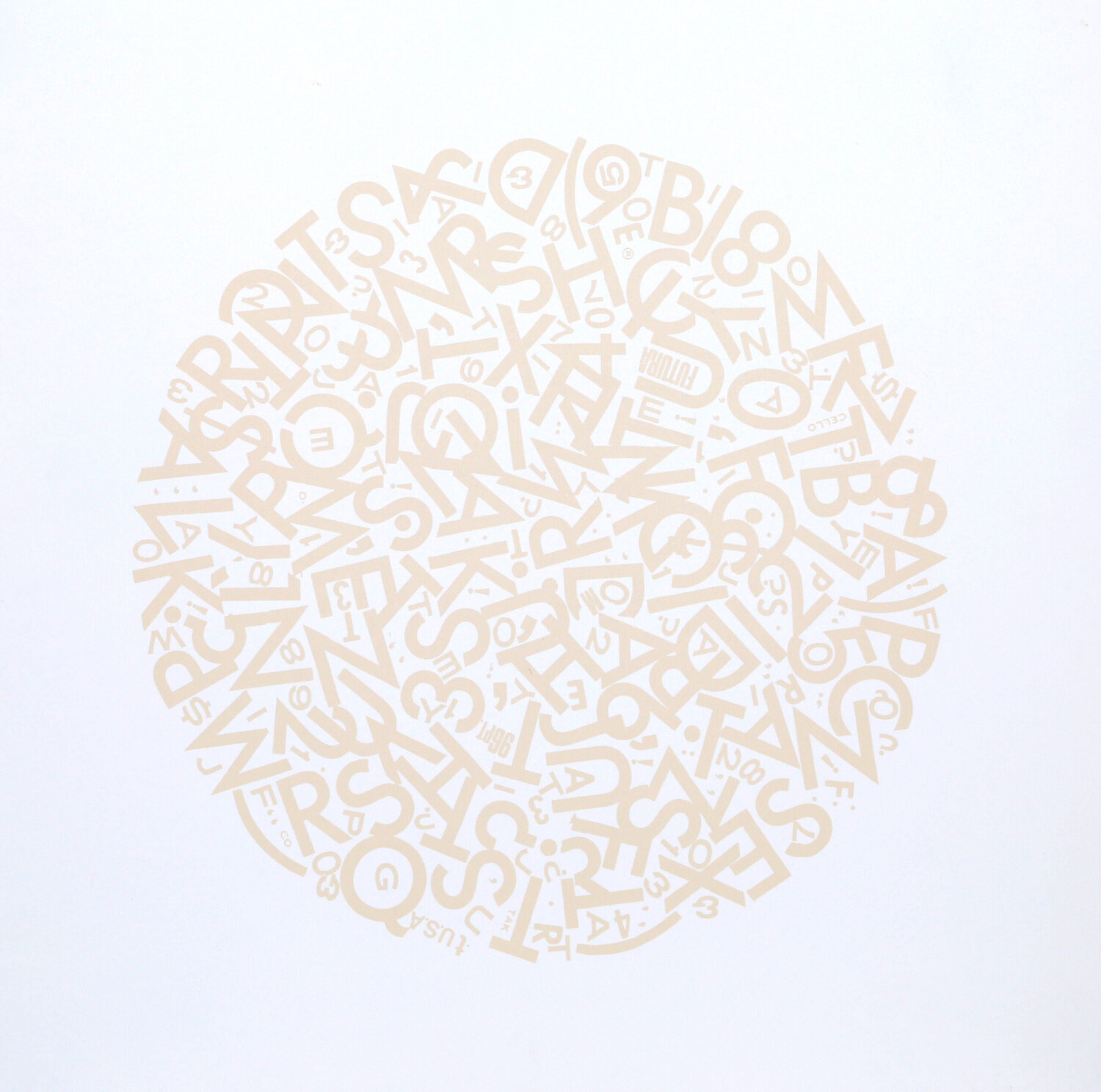The Alphabet (beige) Jules Engel