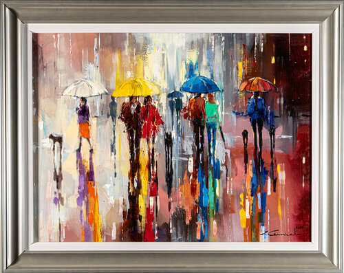 'Autumn City' van Ewa Czarniecka, Schilderij te koop op Singulart