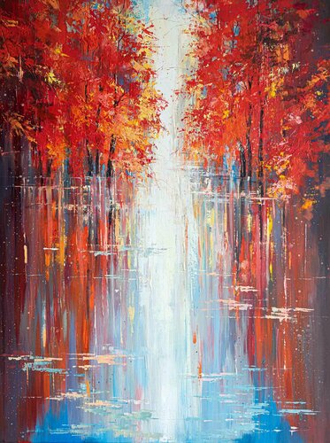 Last Day Of September van Ewa Czarniecka, Schilderij te koop op Singulart
