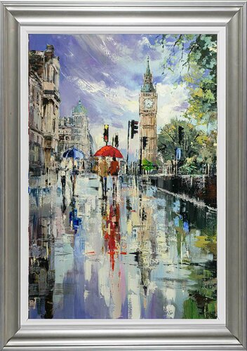 'April Stroll' van Ewa Czarniecka, Schilderij te koop op Singulart