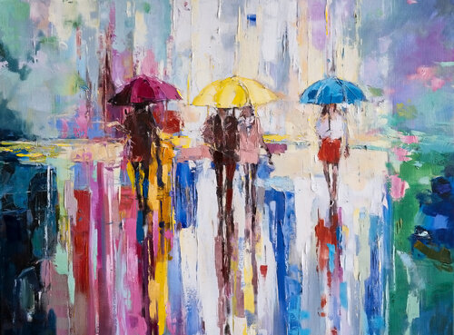 'One Day In The Summer' van Ewa Czarniecka, Schilderij te koop op Singulart