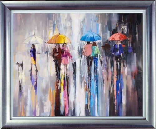 'Summer In London' van Ewa Czarniecka, Schilderij te koop op Singulart