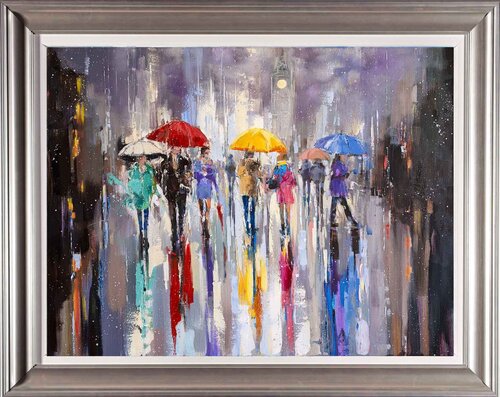 'Summer Night' van Ewa Czarniecka, Schilderij te koop op Singulart