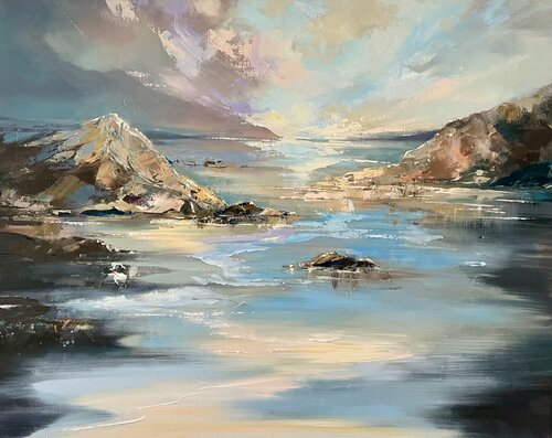 Lakes Of Dreams van Ewa Czarniecka, Schilderij te koop op Singulart