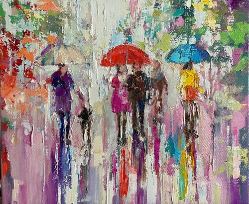 Stroll II van Ewa Czarniecka, Schilderij te koop op Singulart