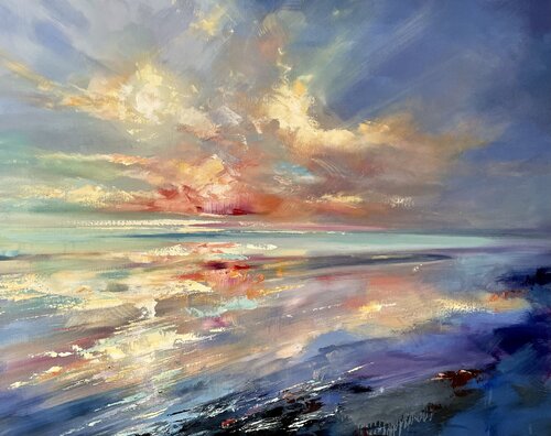 Glow of the Sun di Ewa Czarniecka, Pittura in vendita su Singulart