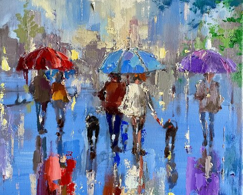 Rush Hours di Ewa Czarniecka, Pittura in vendita su Singulart