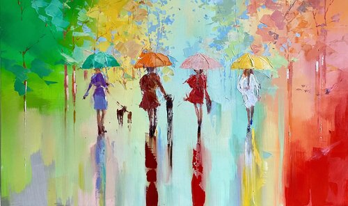 Spring Explosion I van Ewa Czarniecka, Schilderij te koop op Singulart