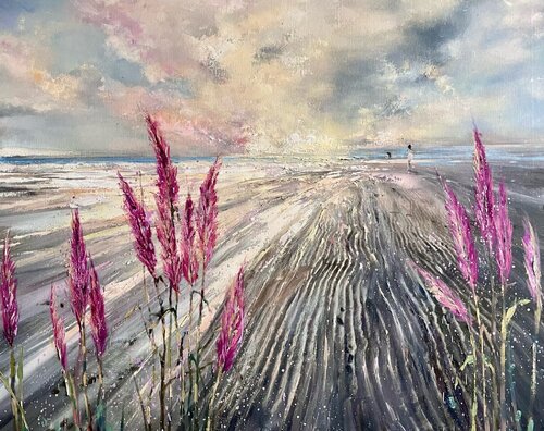 The Secret Beach di Ewa Czarniecka, Pittura in vendita su Singulart