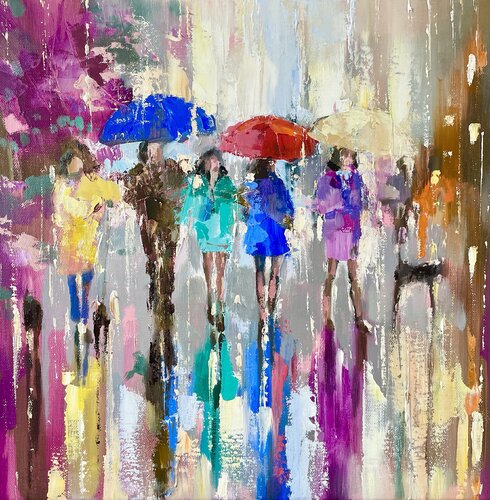 Stroll II von Ewa Czarniecka, Malerei kaufen auf Singulart