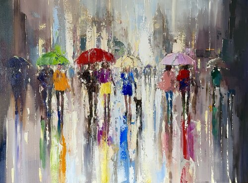 'Autumn Rains’ di Ewa Czarniecka, Pittura in vendita su Singulart