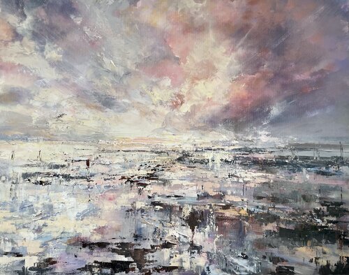 Path to the Sun di Ewa Czarniecka, Pittura in vendita su Singulart