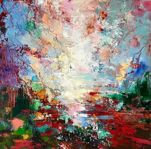 The Peace Searches di Ewa Czarniecka, Pittura in vendita su Singulart
