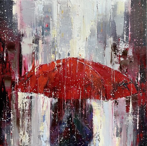 New York Snow van Ewa Czarniecka, Schilderij te koop op Singulart