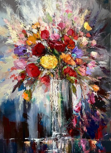 'Winter Bliss’ van Ewa Czarniecka, Schilderij te koop op Singulart