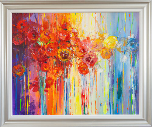 Whispering Garden van Ewa Czarniecka, Schilderij te koop op Singulart