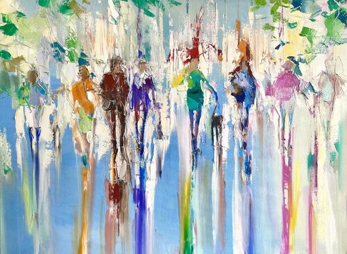 'Summer Approach' de Ewa Czarniecka, Pintura a la venta en Singulart