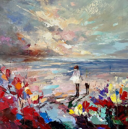 Sea Breeze van Ewa Czarniecka, Schilderij te koop op Singulart