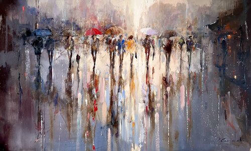 We Move Forward van Ewa Czarniecka, Schilderij te koop op Singulart