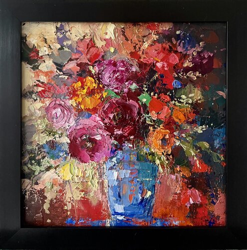 A bouquet's beauty de Ewa Czarniecka, Pintura a la venta en Singulart