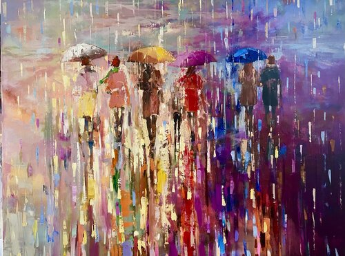 Four Seasons von Ewa Czarniecka, Malerei kaufen auf Singulart