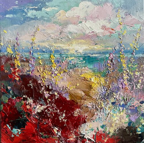 New Horizons de Ewa Czarniecka, Pintura a la venta en Singulart