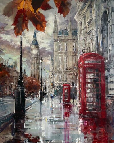 Soul of London van Ewa Czarniecka, Schilderij te koop op Singulart
