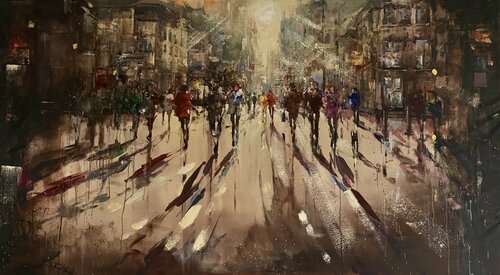 Together We Fly de Ewa Czarniecka, Pintura a la venta en Singulart