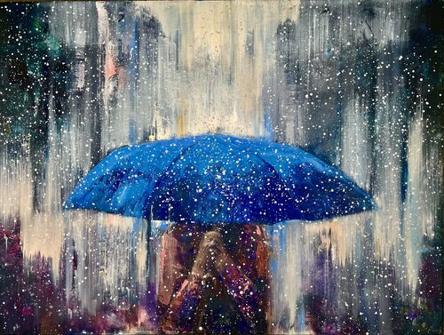 Winter Nights van Ewa Czarniecka, Schilderij te koop op Singulart