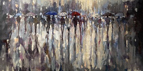 Mystery Behind di Ewa Czarniecka, Pittura in vendita su Singulart