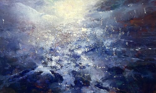 Midnight Journey von Ewa Czarniecka, Malerei kaufen auf Singulart