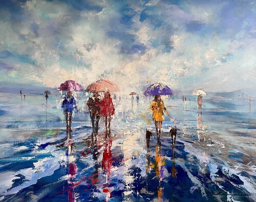 Oceans Mirror de Ewa Czarniecka, Pintura a la venta en Singulart