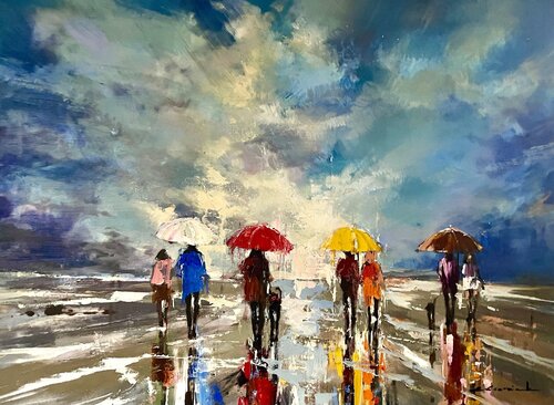 A Stroll with Brightness von Ewa Czarniecka, Malerei kaufen auf Singulart