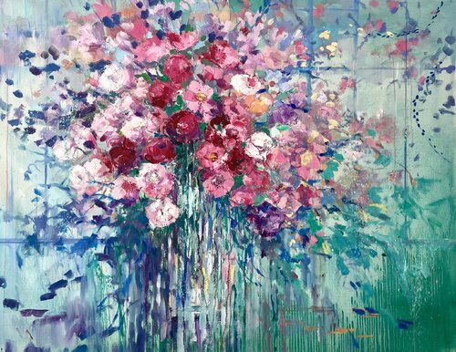 Bouquet of Full Breath di Ewa Czarniecka, Pittura in vendita su Singulart