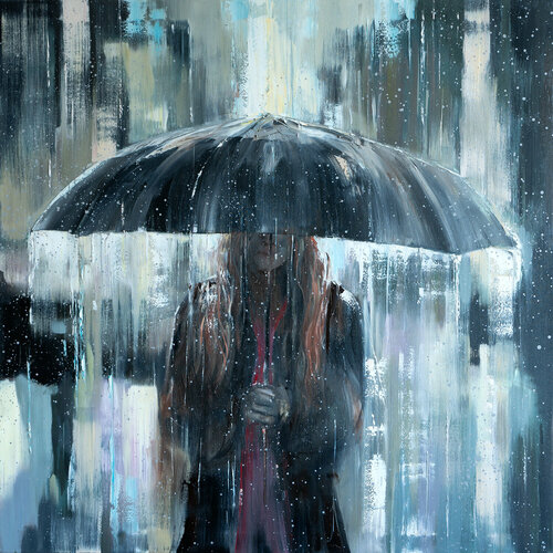 'Into The Unknown' van Ewa Czarniecka, Schilderij te koop op Singulart