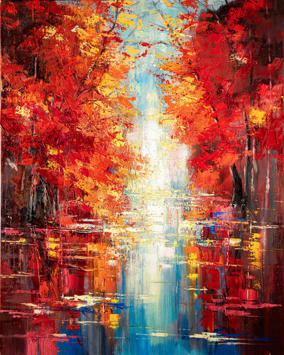 'Our Paradise' van Ewa Czarniecka, Schilderij te koop op Singulart