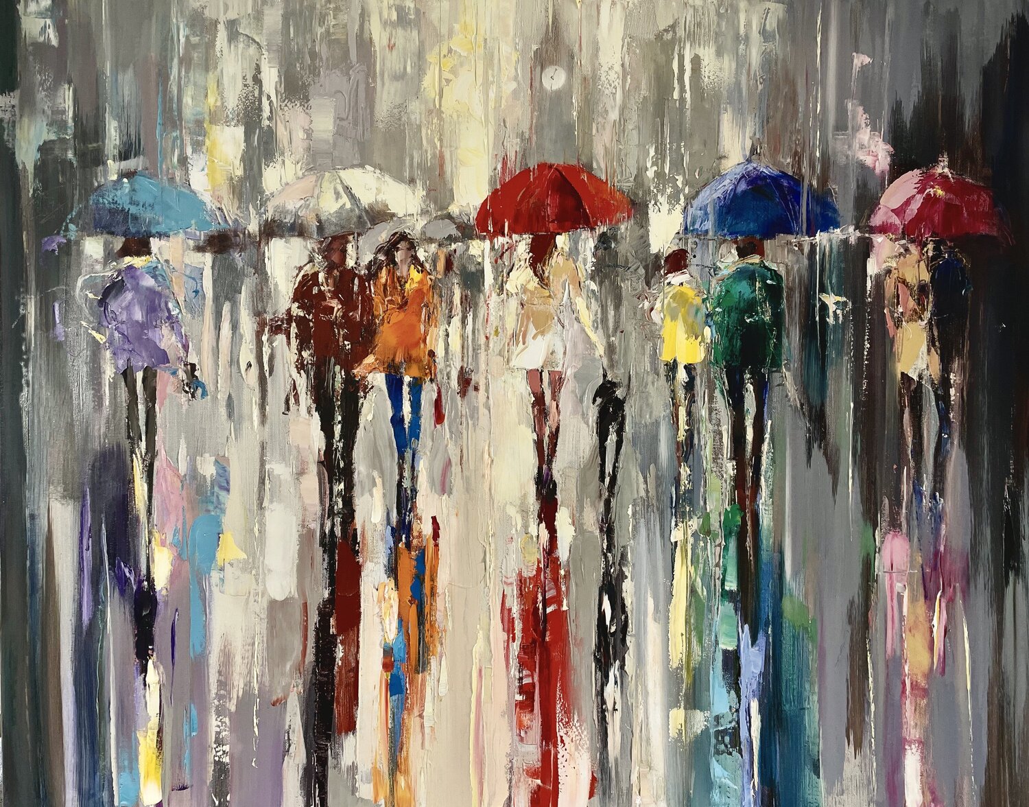 London Morning Rush Ewa Czarniecka