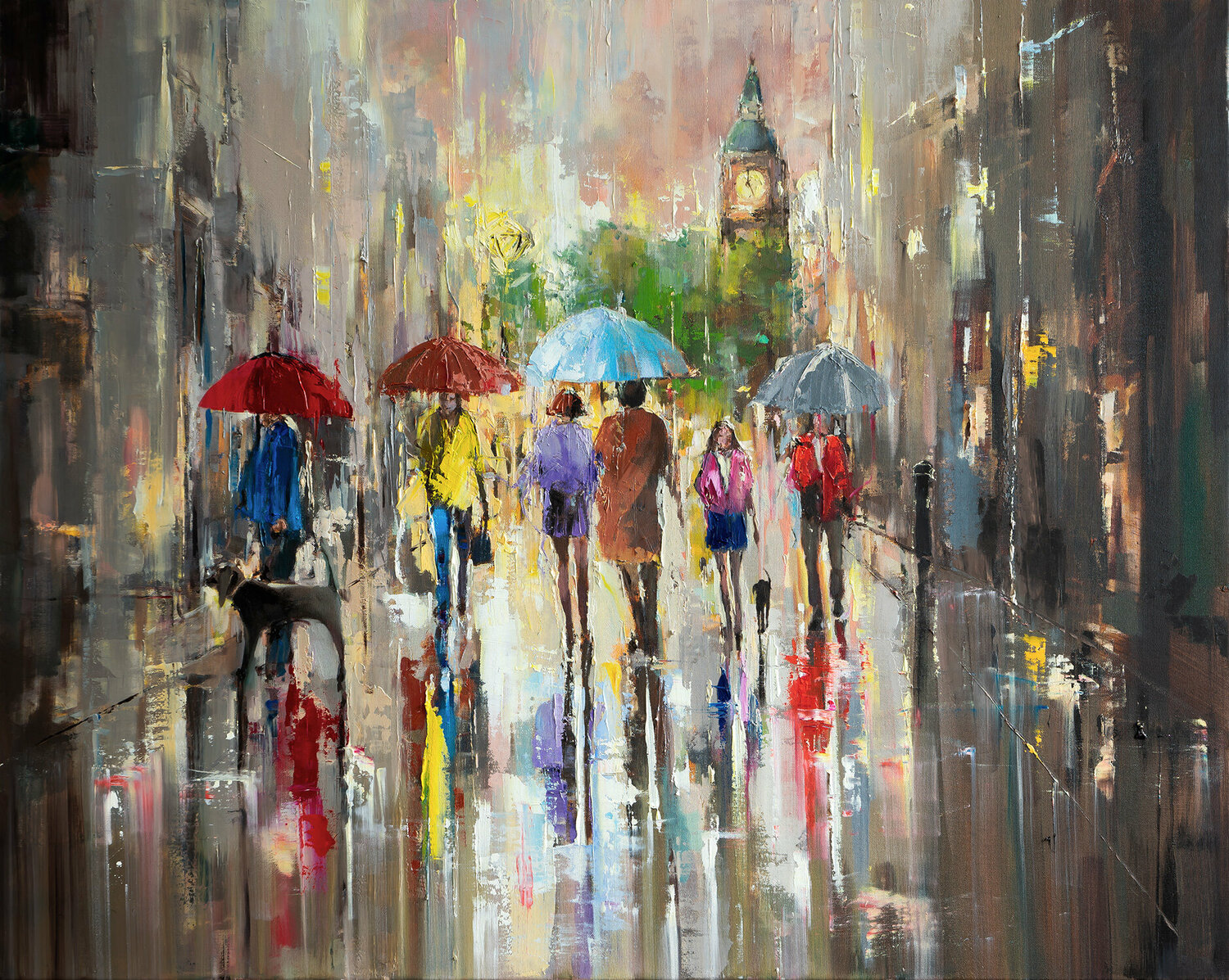'City Walk-London' Ewa Czarniecka