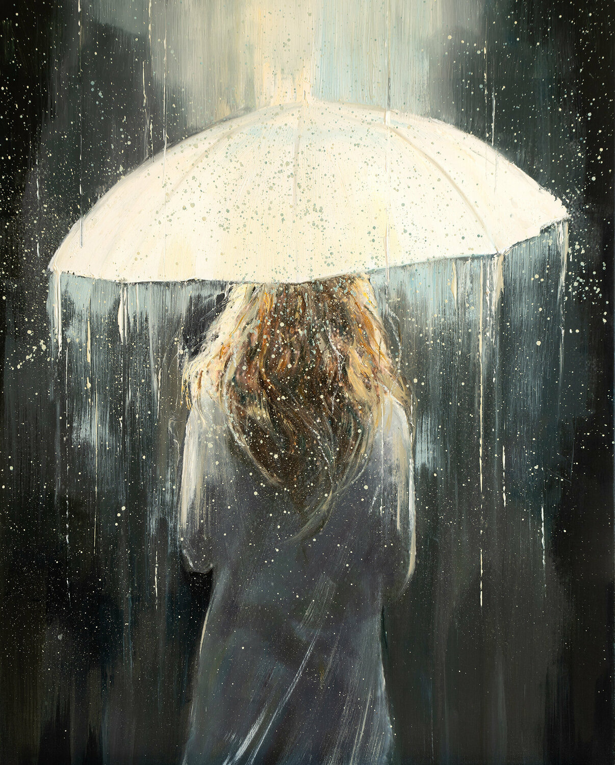 'Walking Through Rain' Ewa Czarniecka