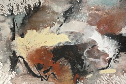 Curved signs van Baruj Salinas, Werk op papier te koop op Singulart